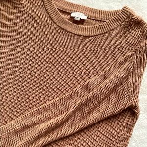 LOFT Brown Sweater w/ Pockets
